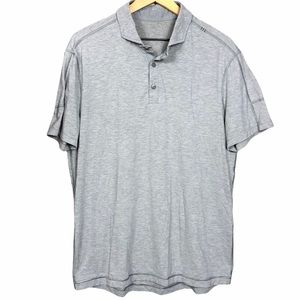 Lululemon Athletic Gray Men's Polo Casual Shirt